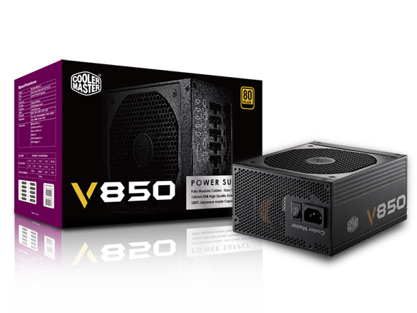 Cooler Master Vanguard PSU 850Watt 80plus GOLD 13.5cm