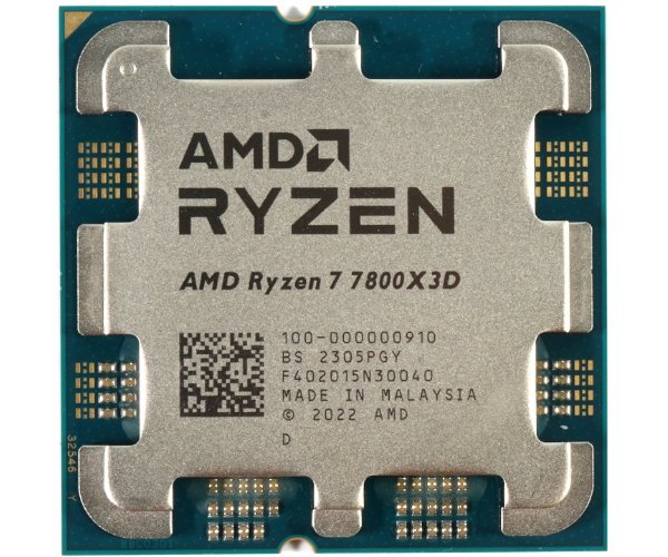 AMD Ryzen 7 7800X3D Max 5.0 GHZ 8Crs PCIE 5.0 AM5 120W TDP