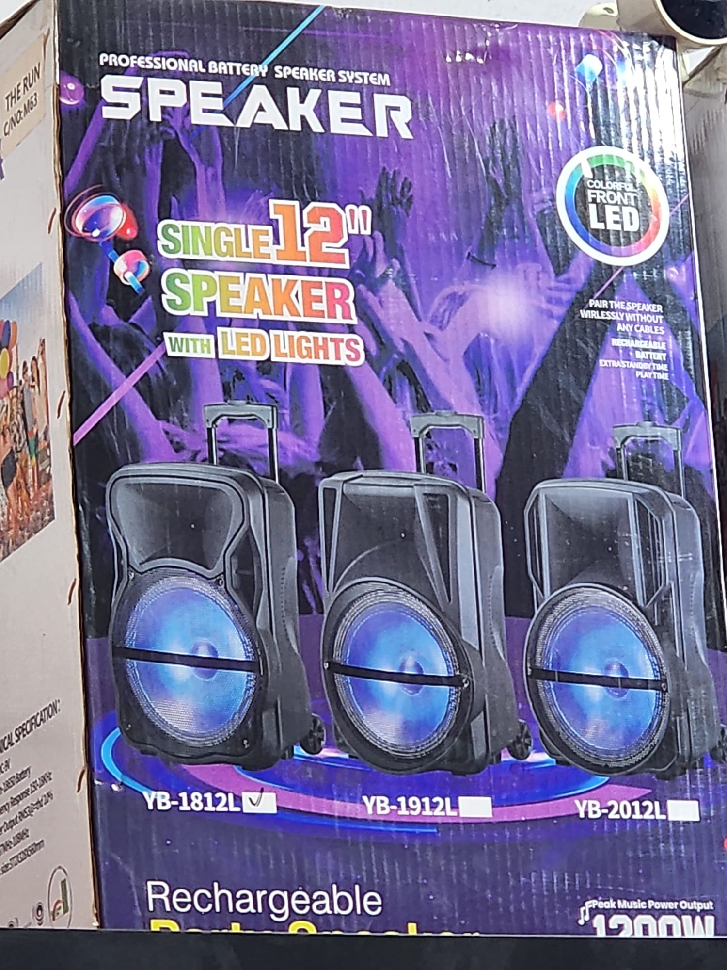 single 12 speaker