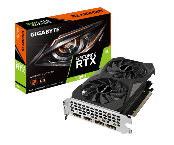 GIGABYTE GEFORCE RTX™ 3050 WINDFORCE V2 OC 6G