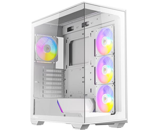 ANTEC C3 ARGB MID-TOWER ATX 4x ARGB FANS TYPE-C CASE – WHITE