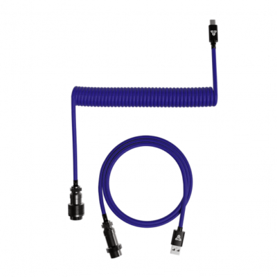 Fantech AC701 Coiled Cable – Navy Blue