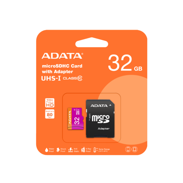 ADATA MICRO SD CL10 32G RETAIL WITH READER